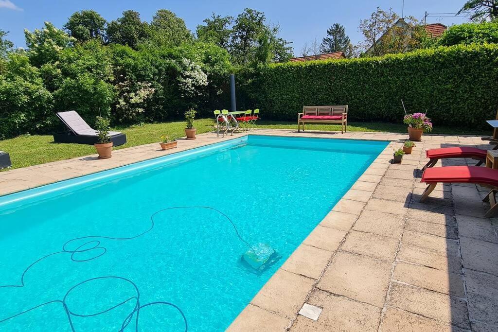Alsace Bas-Rhin Logis Independant Avec Piscine Privee Appartement Alteckendorf Buitenkant foto